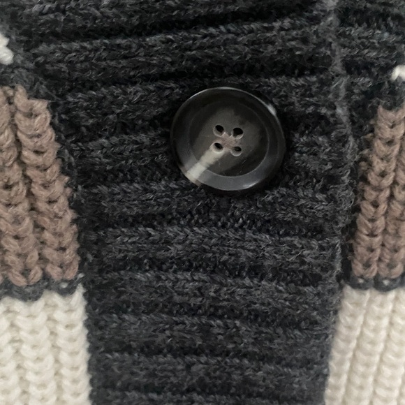 Cabi Cocoa Striped Cardigan size Large - Picture 10 of 12